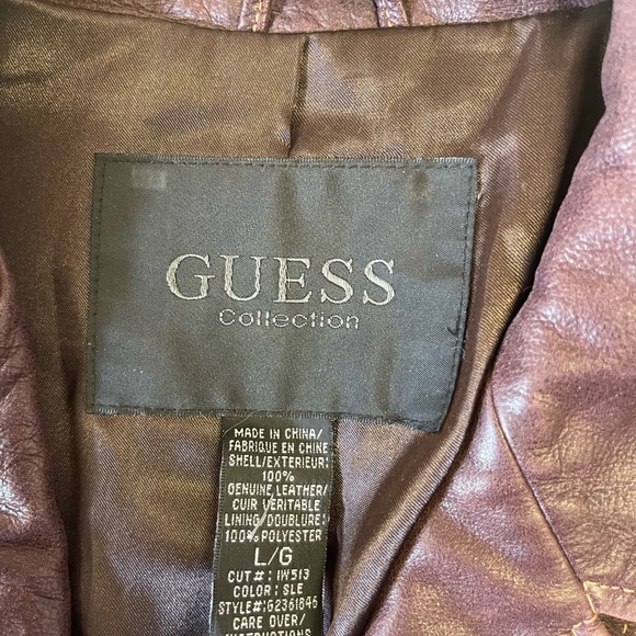 Vintage guess leather jacket - Picture 4 of 10
